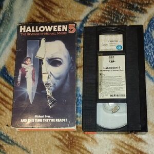 Vintage Halloween 5: The Revenge of Michael Myers Horror VHS Tape